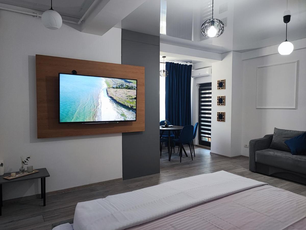 Apartament Studio Teo Blue In Mamaia Nord Năvodari Kültér fotó