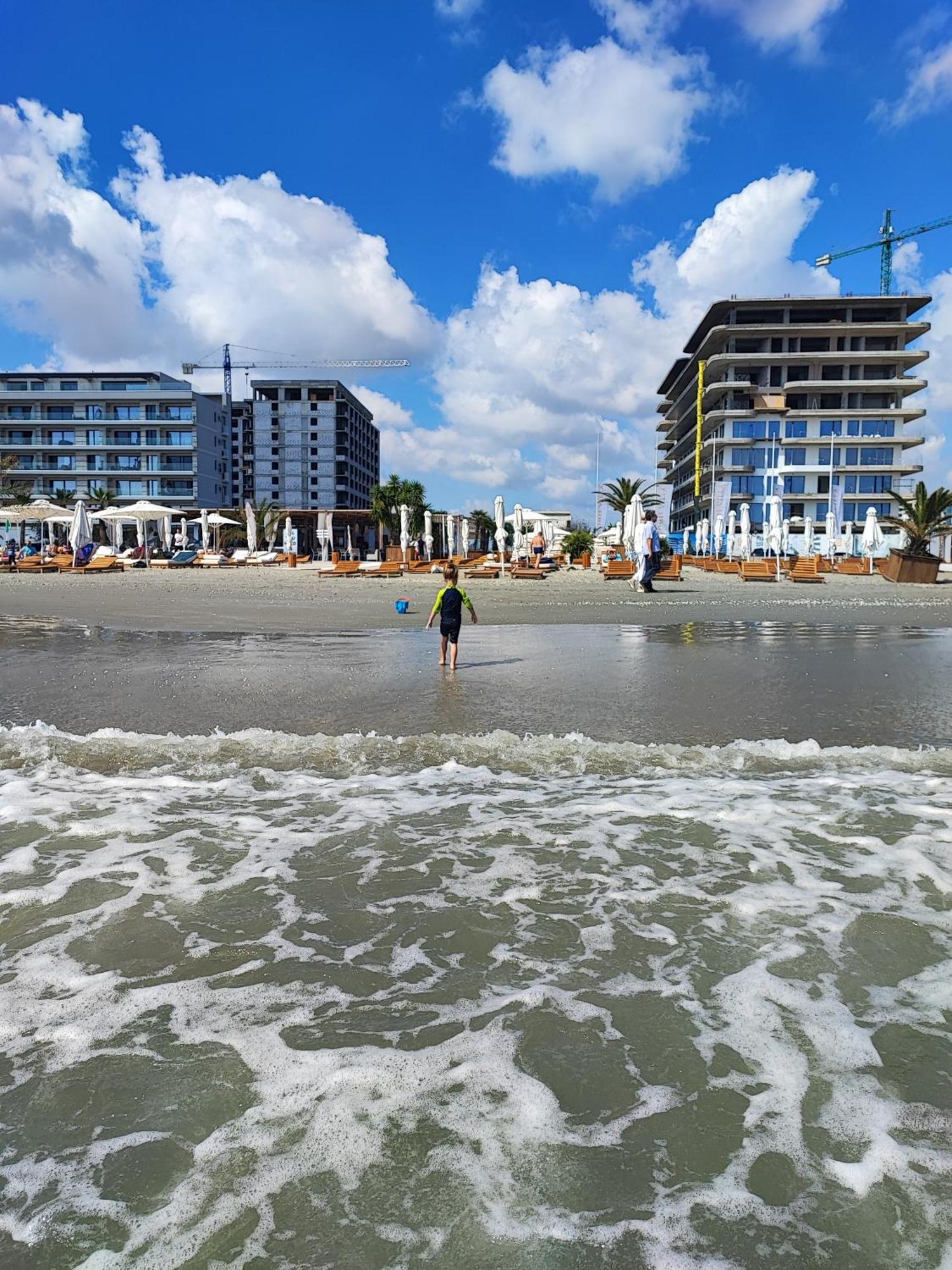 Apartament Studio Teo Blue In Mamaia Nord Năvodari Kültér fotó