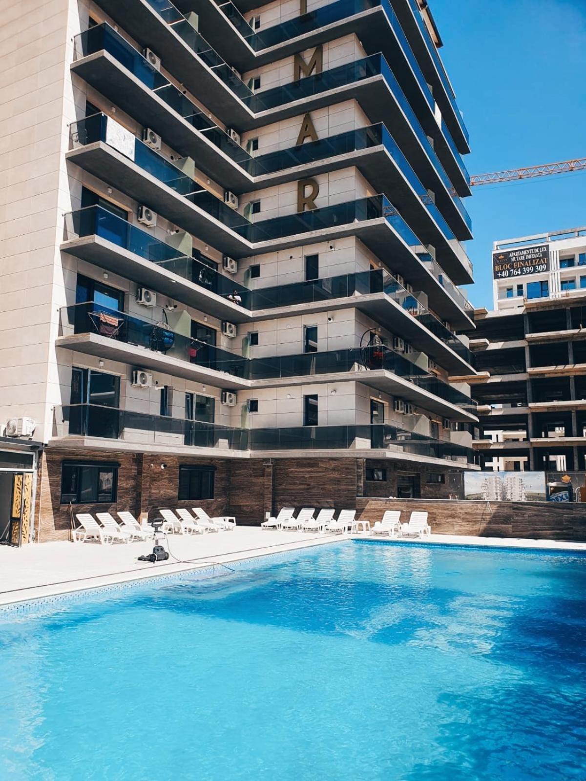 Apartament Studio Teo Blue In Mamaia Nord Năvodari Kültér fotó